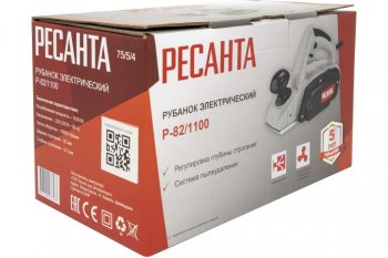 5 249 р. Рубанок электрический 1100Вт 82мм 16000обмин. РЕСАНТА РЕСАНТА 7554  с доставкой в г. Кемерово. Увеличить фотографию 17
