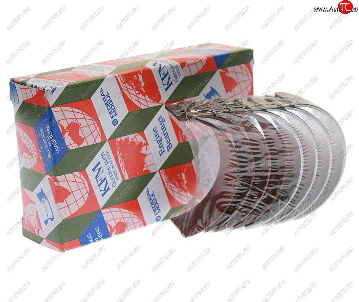 2 999 р. Вкладыши HYUNDAI Santa Fe (10-) (2.2) KIA Sorento (10-) (2.2) шатунные STD комплект (8шт.) KFM KFM 23060-2f910  с доставкой в г. Кемерово