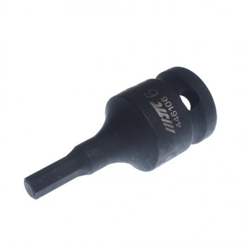 649 р. Бита-головка 1/2 HEX H6х25мм ударная L=60мм JTC JTC TOOLS CO., LTD jtc-446106 JTC TOOLS CO., LTD jtc-446106  с доставкой в г. Кемерово. Увеличить фотографию 1