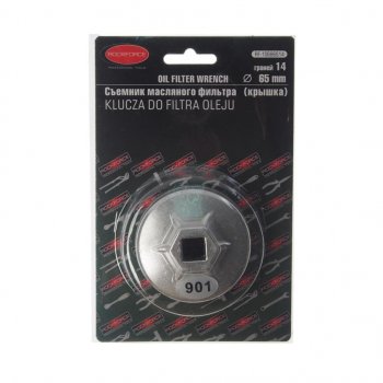 699 р. Съемник фильтров масляных 64мм 14-ти гранный чашка ROCKFORCE ROCKFORCE rf-10686414  с доставкой в г. Кемерово. Увеличить фотографию 2