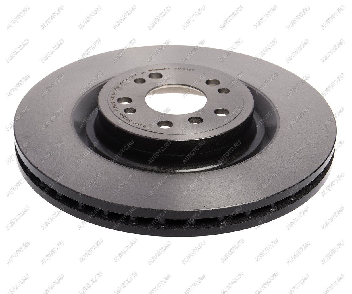 10 999 р. Диск тормозной MERCEDES M (W166) передний (1шт.) BREMBO BREMBO 09a95811  с доставкой в г. Кемерово