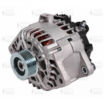 15 699 р. Генератор HYUNDAI Solaris (14-) KIA Rio (14-) (1.6) 14В 110А STARTVOLT STARTVOLT lg 08l6 STARTVOLT lg 08l6  с доставкой в г. Кемерово. Увеличить фотографию 1