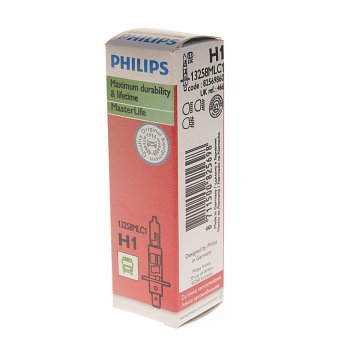 619 р. Лампа 24V H1 70W P14.5s Master Life PHILIPS PHILIPS 13258mlc1  с доставкой в г. Кемерово. Увеличить фотографию 2