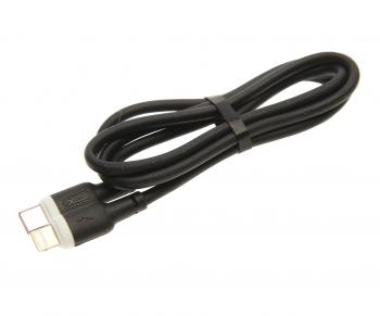 399 р. Кабель iPhone (5-)-USB Type C 1м XO XO nb208a black  с доставкой в г. Кемерово. Увеличить фотографию 1