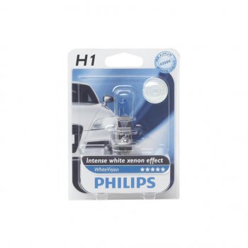 819 р. Лампа 12V H1 55W P14.5s 4300K блистер (1шт.) White Vision PHILIPS PHILIPS 12258whvb1  с доставкой в г. Кемерово. Увеличить фотографию 1