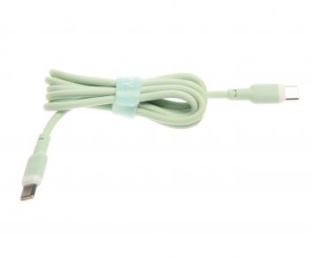 329 р. Кабель USB Type C-USB Type C 1м XO XO nb208b green  с доставкой в г. Кемерово. Увеличить фотографию 1