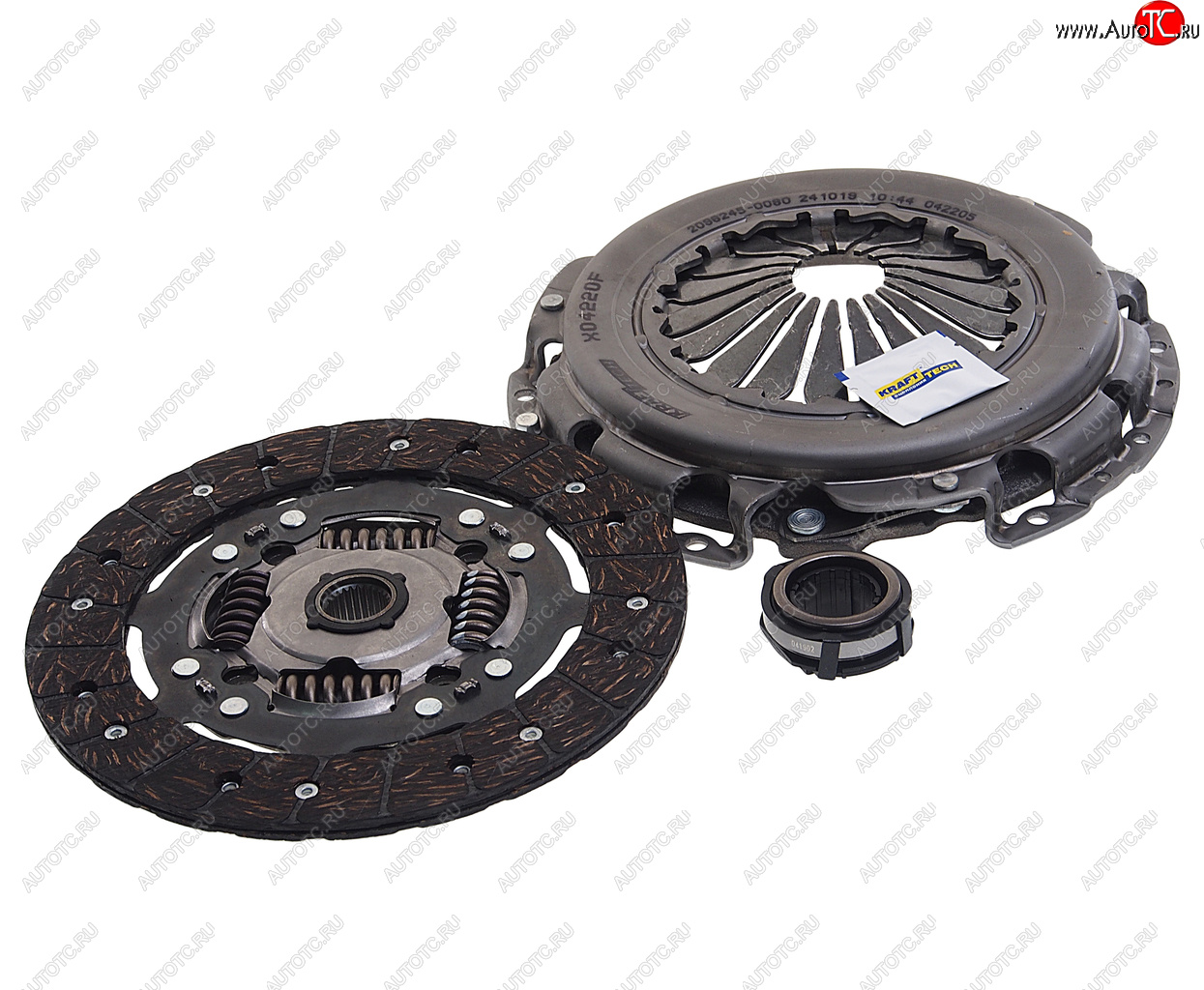 9 549 р. Сцепление VW Golf 5,Touran,AUDI SKODA A3,Octavia,Fabia (1.6 FSI) KRAFTTECH KRAFTTECH w00220j  с доставкой в г. Кемерово