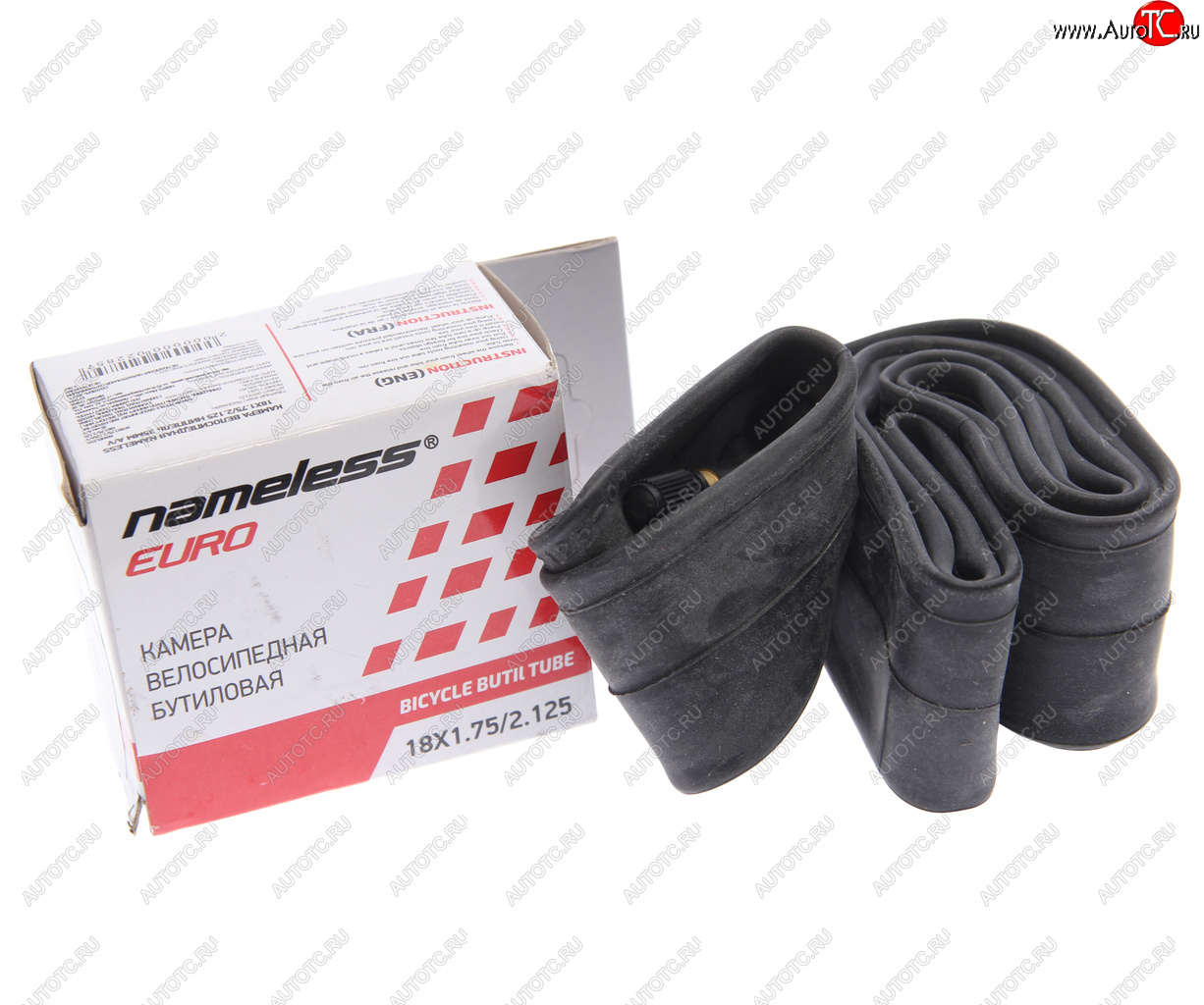 174 р. Камера велосипедная 18 1.75х2.125 автовентиль NAMELESS NAMELESS n18x1.752.125av  с доставкой в г. Кемерово