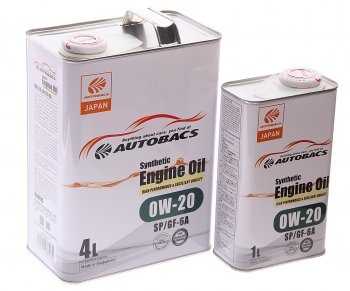 3 499 р. Масло моторное ENGINE OIL 0W20 синт.4л+1л Сингапур AUTOBACS AUTOBACS a00032424-0201  с доставкой в г. Кемерово. Увеличить фотографию 1