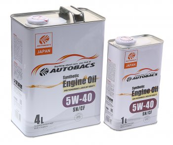 3 899 р. Масло моторное ENGINE OIL 5W40 синт.4л+1л Сингапур AUTOBACS AUTOBACS a00032432-5401  с доставкой в г. Кемерово. Увеличить фотографию 1