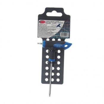 319 р. Ключ TORX Т-образный T15х75мм с резиновой ручкой с держателем ROCKFORCE ROCKFORCE rf-76715g  с доставкой в г. Кемерово. Увеличить фотографию 2