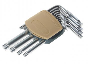 1 439 р. Набор ключей TORX Т6-Т60 Г-образных 15 предметов с держателем ROCKFORCE ROCKFORCE rf-5151  с доставкой в г. Кемерово. Увеличить фотографию 1