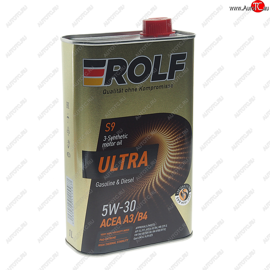 1 499 р. Масло моторное Ultra A3B4 5W30 синт.1л ROLF ROLF 323103  с доставкой в г. Кемерово