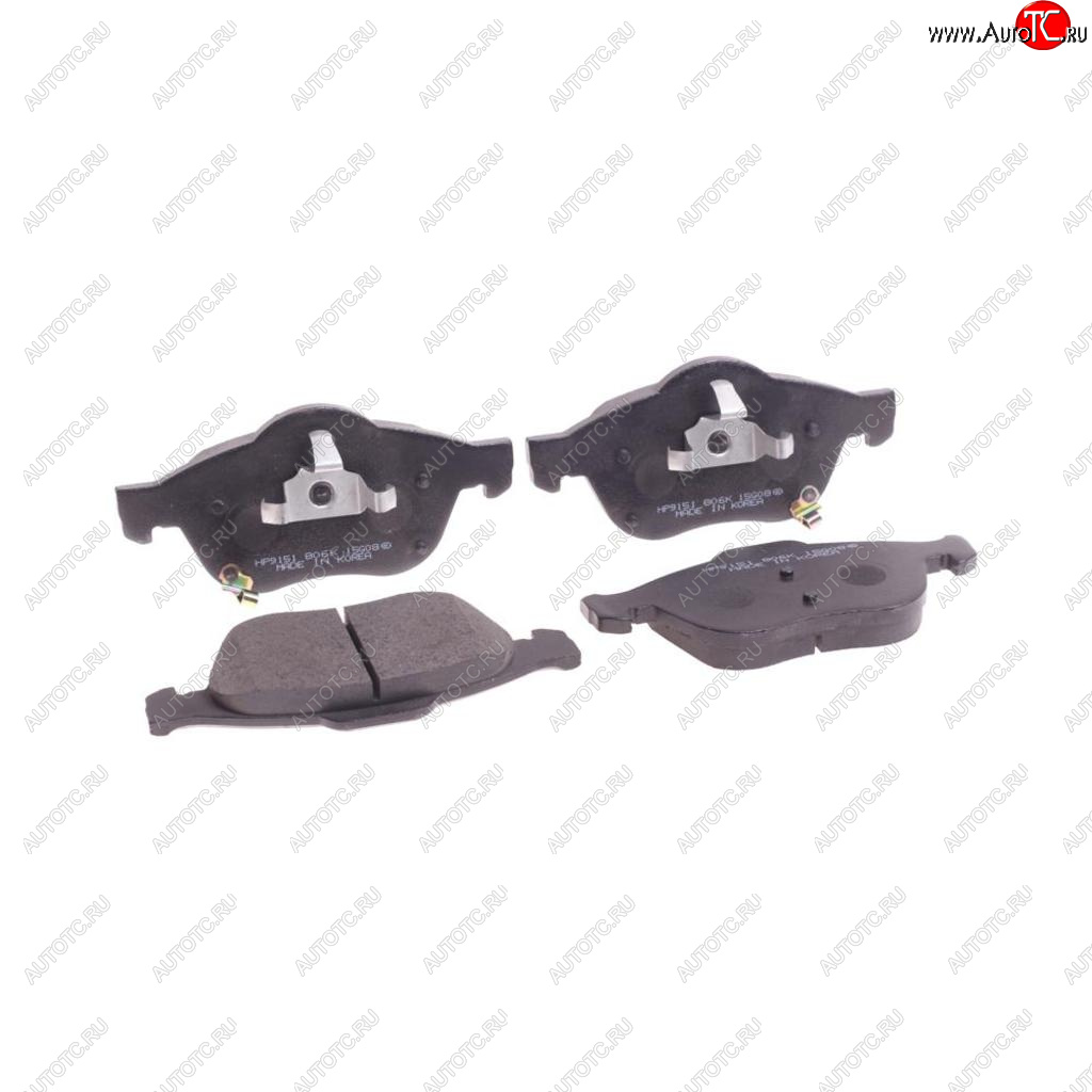 499 р. Колодки тормозные TOYOTA Avensis (1.6/2.0) (99-03),Verso (01-) передние (4шт.) HSB HSB hp9151 HSB hp9151  с доставкой в г. Кемерово