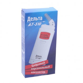 969 р. Алкотестер цифровой до 1.99 промилле LCD дисплей, звуковой сигнализатор ДЕЛЬТА ДЕЛЬТА ат-510  с доставкой в г. Кемерово. Увеличить фотографию 3