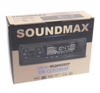 1 799 р. Магнитола автомобильная 1DIN SOUNDMAX SOUNDMAX sm-ccr3055f SOUNDMAX sm-ccr3055f  с доставкой в г. Кемерово. Увеличить фотографию 2