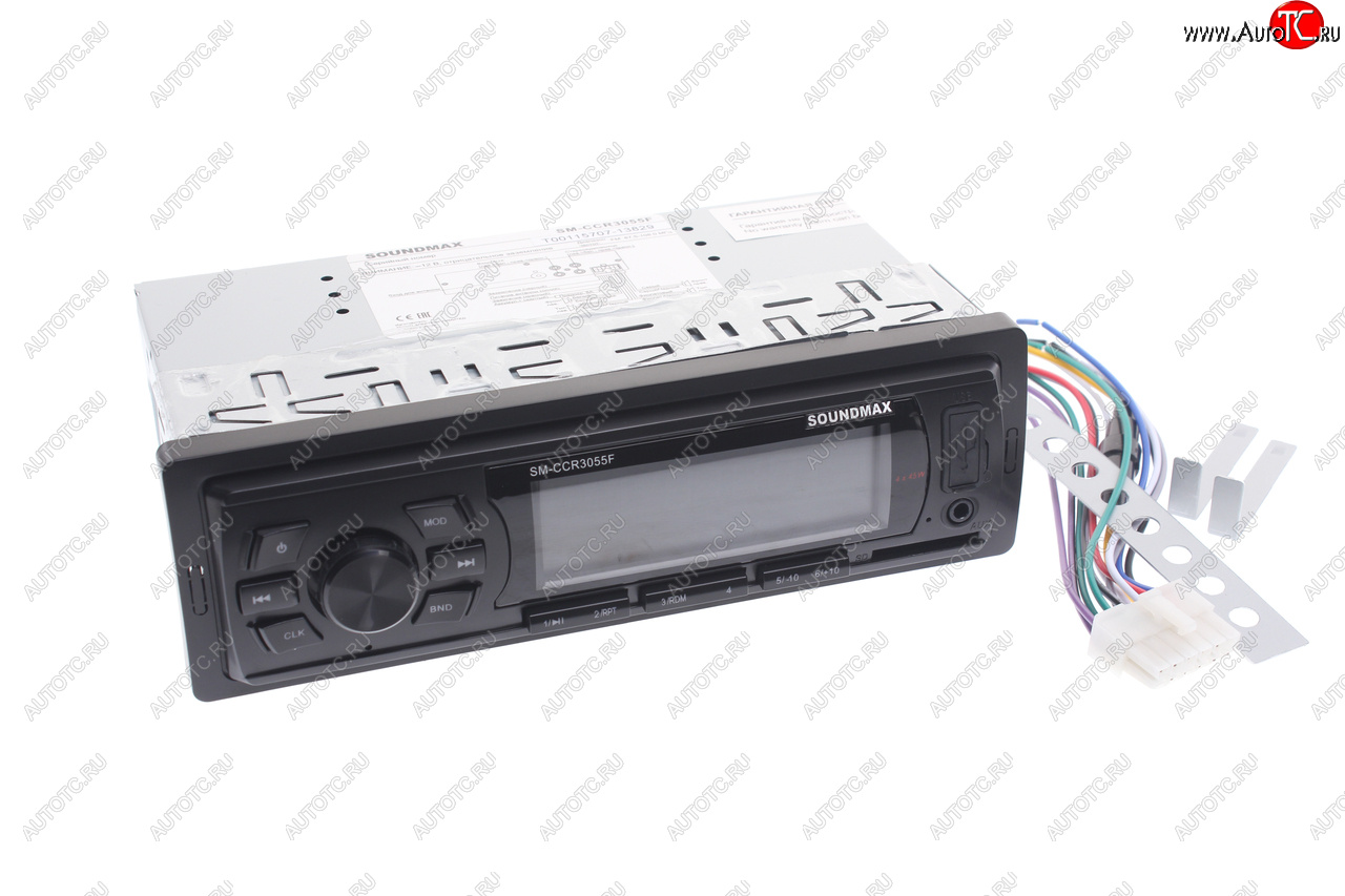 1 799 р. Магнитола автомобильная 1DIN SOUNDMAX SOUNDMAX sm-ccr3055f SOUNDMAX sm-ccr3055f  с доставкой в г. Кемерово
