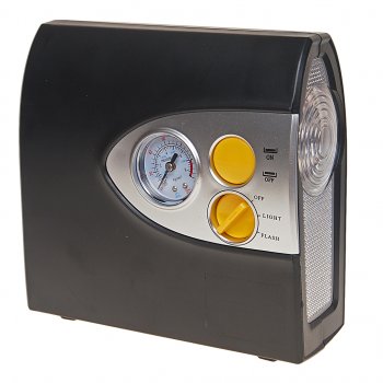 1 699 р. Компрессор автомобильный 35л/мин. 8атм. 10А 110W 12V в прикуриватель (фонарь) YASHA YASHA 39310 YASHA 39310  с доставкой в г. Кемерово. Увеличить фотографию 1