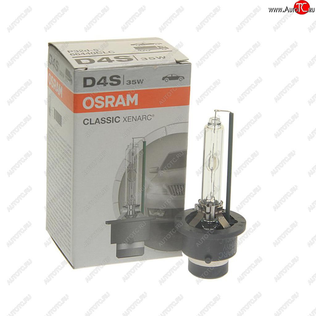 4 399 р. Лампа ксеноновая D4S 35W P32d-5 4150K 42V Classic OSRAM OSRAM 66440clc-fs OSRAM 66440clc-fs  с доставкой в г. Кемерово
