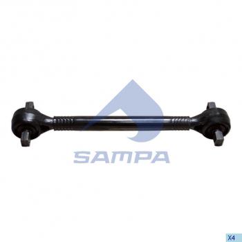 7 299 р. Штанга реактивная DAF F65,65CF,F75,75CF,F85,85CF,F95,95XF (L=611x130xd21) SAMPA SAMPA 095.324  с доставкой в г. Кемерово. Увеличить фотографию 1