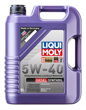9 199 р. Масло дизельное DIESEL SYNTHOIL 5W40 синт.5л LIQUI MOLY LIQUI MOLY 1341  с доставкой в г. Кемерово. Увеличить фотографию 1