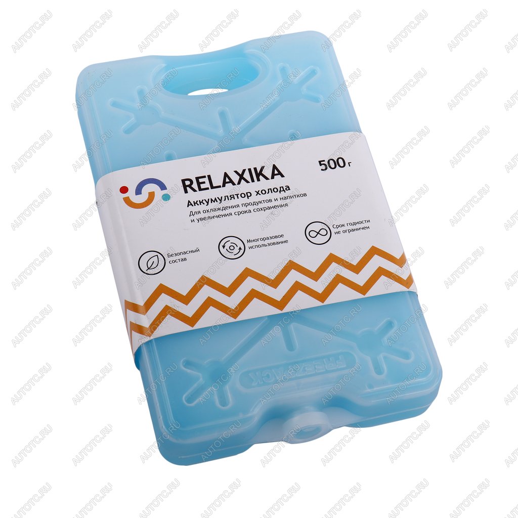 529 р. Аккумулятор холода 500г водно-солевой (жесткий) RELAXIKA RELAXIKA rel20500  с доставкой в г. Кемерово