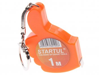 73 р. Рулетка 1м пластиковый корпус брелок STARTUL STARTUL st3010-01  с доставкой в г. Кемерово. Увеличить фотографию 1
