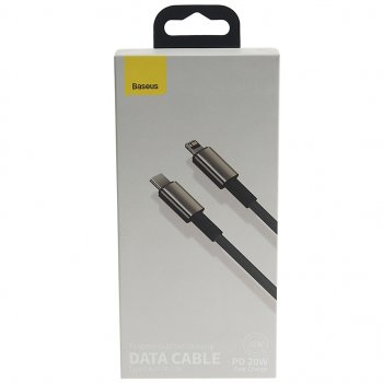 499 р. Кабель iPhone (5-)-USB Type C 1м черный BASEUS BASEUS catlwj-01  с доставкой в г. Кемерово. Увеличить фотографию 2