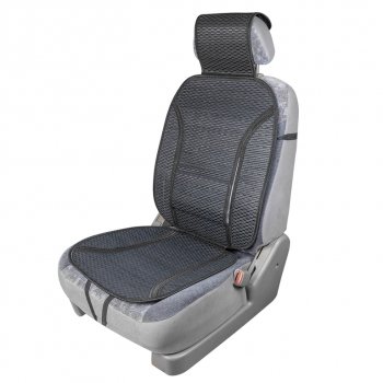 1 059 р. Накидка на сиденье массажная бамбуковая черная SKYWAY SKYWAY s01302044  с доставкой в г. Кемерово. Увеличить фотографию 2