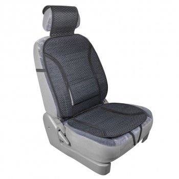 1 059 р. Накидка на сиденье массажная бамбуковая черная SKYWAY SKYWAY s01302044  с доставкой в г. Кемерово. Увеличить фотографию 4