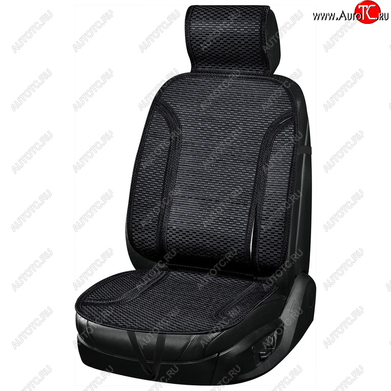 1 059 р. Накидка на сиденье массажная бамбуковая черная SKYWAY SKYWAY s01302044  с доставкой в г. Кемерово