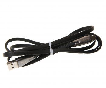 379 р. Кабель USB Type C 1м черный HOCO HOCO u58  с доставкой в г. Кемерово. Увеличить фотографию 1