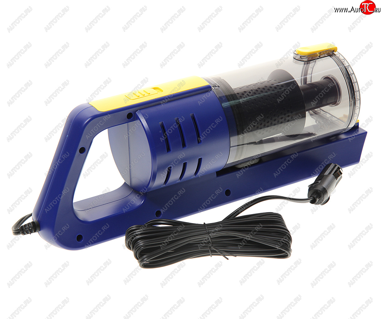 5 199 р. Пылесос автомобильный 12V 80W 5500Pa (3 насадки) синий GOODYEAR GOODYEAR gy000192  с доставкой в г. Кемерово