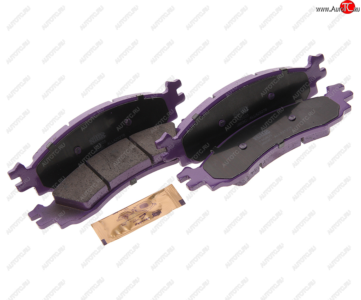 4 199 р. Колодки тормозные FORD Explorer (00-) передние (4шт.) NIBK NIBK pn0605 NIBK pn0605  с доставкой в г. Кемерово