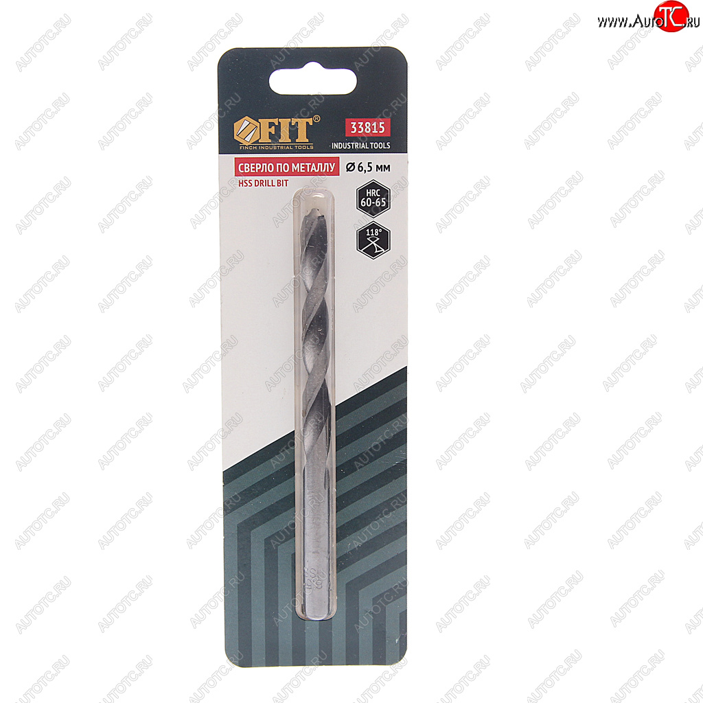 94 р. Сверло по металлу 6.5х101мм HSS FIT FIT 33815  с доставкой в г. Кемерово
