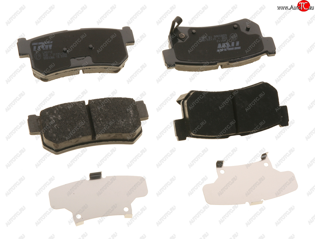 2 599 р. Колодки тормозные SSANGYONG Actyon (06-),Kyron (05-),Rexton (06-) (5-LINK) задние (4шт.) TRW TRW gdb3366  с доставкой в г. Кемерово