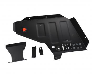 5 349 р. Защита GEELY Coolray (20-) (1.5) бака топливного (с крепежом) АВТОБРОНЯ АВТОБРОНЯ 111.01925.1  с доставкой в г. Кемерово. Увеличить фотографию 1