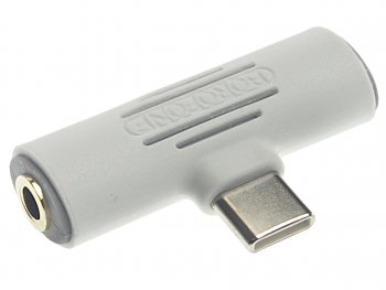 274 р. Переходник USB Type C на jack 3.5 + зарядка белый BOROFONE BOROFONE bv8 white  с доставкой в г. Кемерово. Увеличить фотографию 2