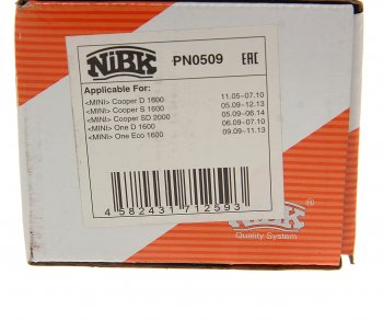 3 059 р. Колодки тормозные MINI Cooper (06-) задние (4шт.) NIBK NIBK pn0509 NIBK pn0509  с доставкой в г. Кемерово. Увеличить фотографию 3