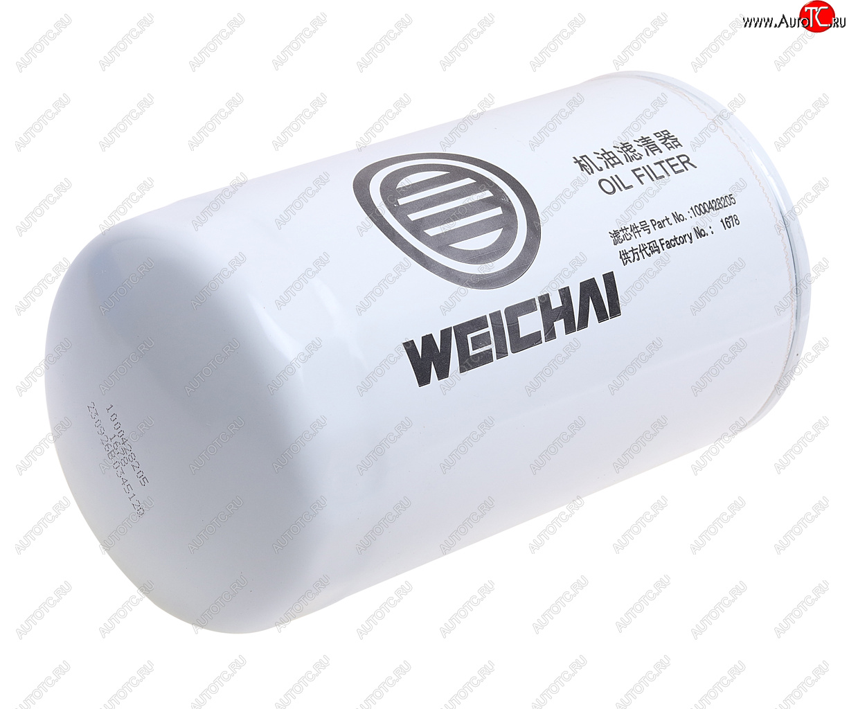 1 299 р. Фильтр масляный SHACMAN SHAANXI дв.WP12 (замена на 1000428205) OE SHACMAN 612630010239 SHACMAN 612630010239  с доставкой в г. Кемерово