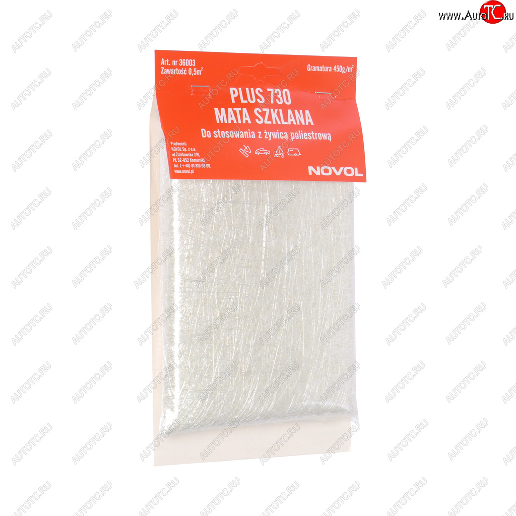 429 р. Стеклоткань PLUS 730 450г/м2х0.5 кв.м NOVOL NOVOL 36003 NOVOL 36003  с доставкой в г. Кемерово