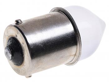 81 р. Лампа светодиодная 12V R5W BA15s конус матовая линза LED 9 SMD 3030 White MISTAR MISTAR mis-131159  с доставкой в г. Кемерово. Увеличить фотографию 1