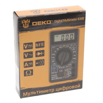 449 р. Мультиметр DT830B DEKO DEKO 065-0196  с доставкой в г. Кемерово. Увеличить фотографию 2