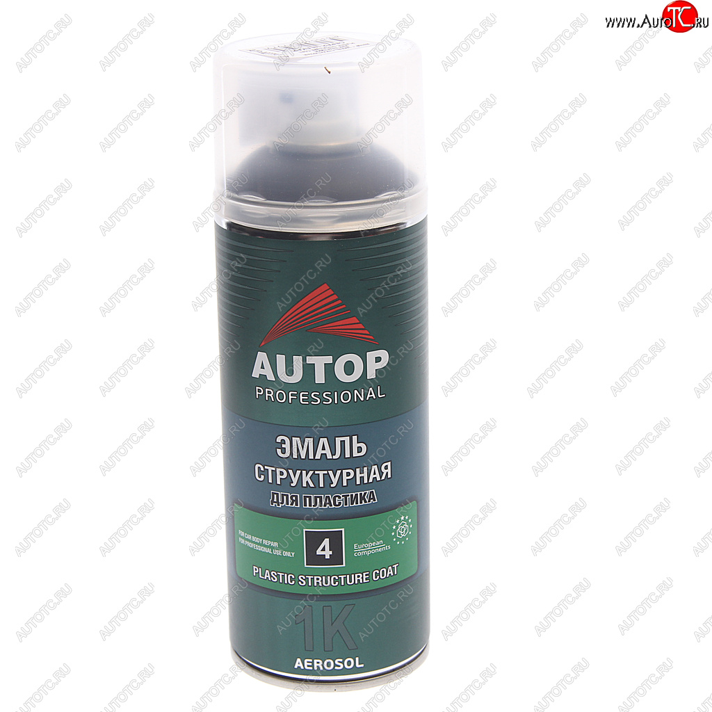 639 р. Краска для бамперов серая структурная мелкая 520мл аэрозоль AUTOP AUTOP atp-a07797  с доставкой в г. Кемерово