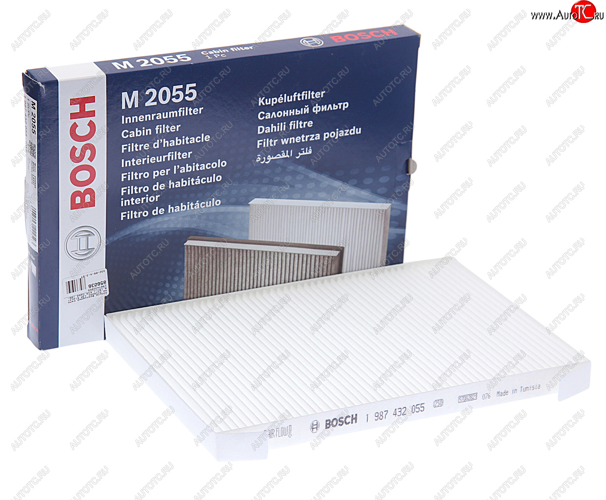 1 139 р. Фильтр воздушный салона HYUNDAI i30,Elantra (07-) KIA Ceed (06-) BOSCH BOSCH 1987432055  с доставкой в г. Кемерово