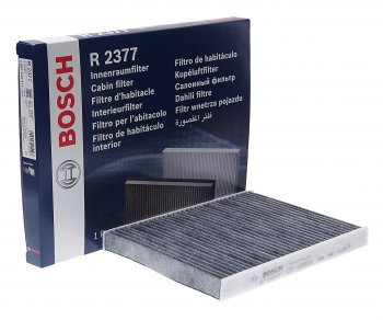 779 р. Фильтр воздушный салона CHRYSLER Delta (11-) угольный BOSCH BOSCH 1987432377 BOSCH 1987432377  с доставкой в г. Кемерово. Увеличить фотографию 1