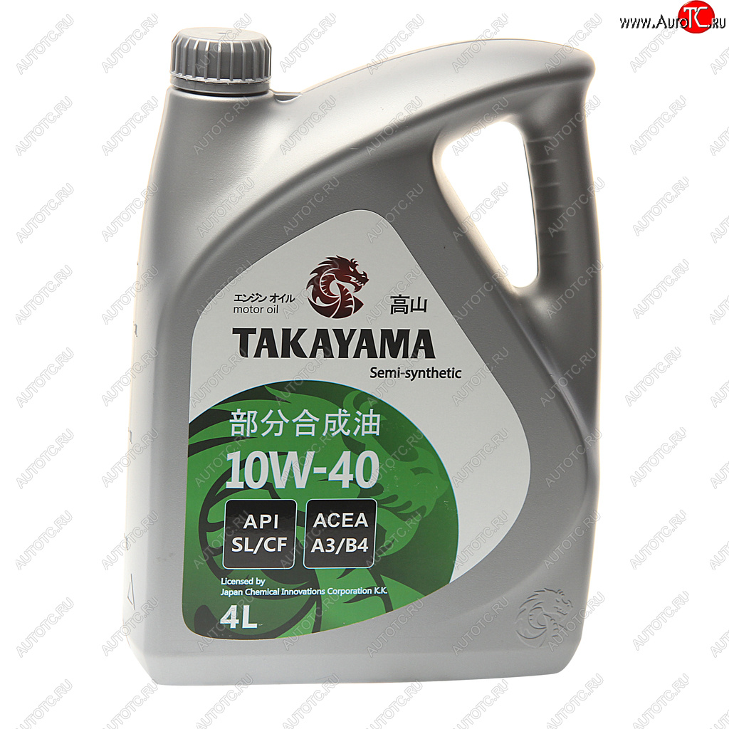 2 199 р. Масло моторное API SLCF 10W40 псинт.4л TAKAYAMA TAKAYAMA 605518  с доставкой в г. Кемерово