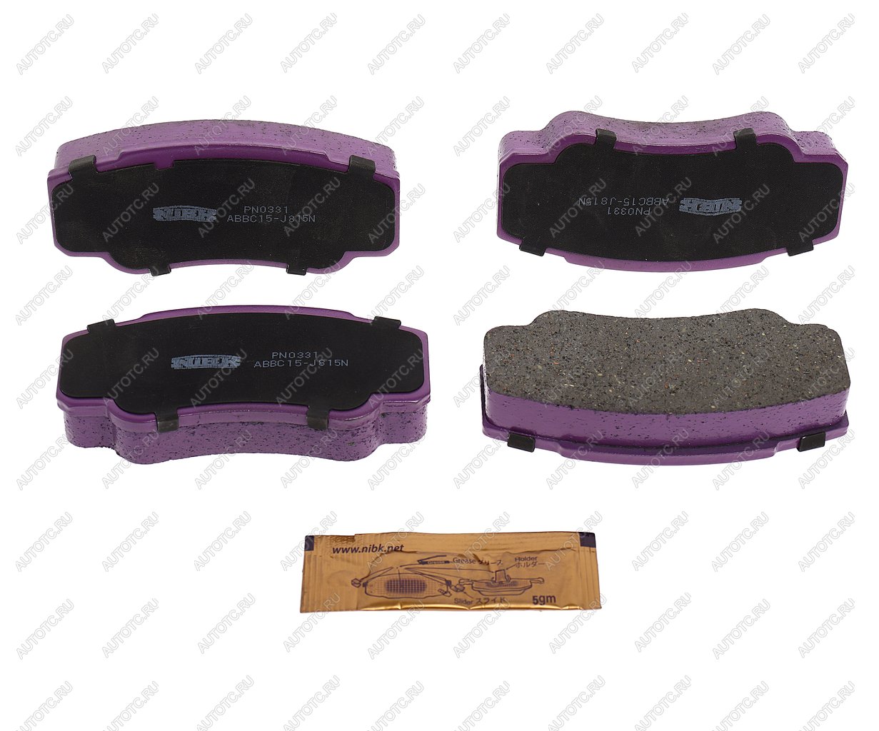 3 799 р. Колодки тормозные PEUGEOT Boxer (94-02) CITROEN Jumper FIAT Ducato (94-) задние (4шт.) NIBK NIBK pn0331 NIBK pn0331  с доставкой в г. Кемерово