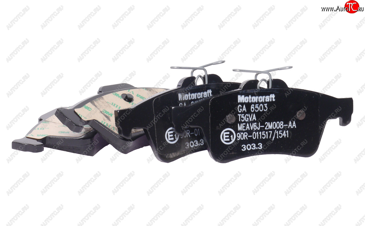 4 999 р. Колодки тормозные FORD Focus 2 MAZDA 3 VOLVO задние (эконом) (4шт.) OE FORD 1809259  с доставкой в г. Кемерово