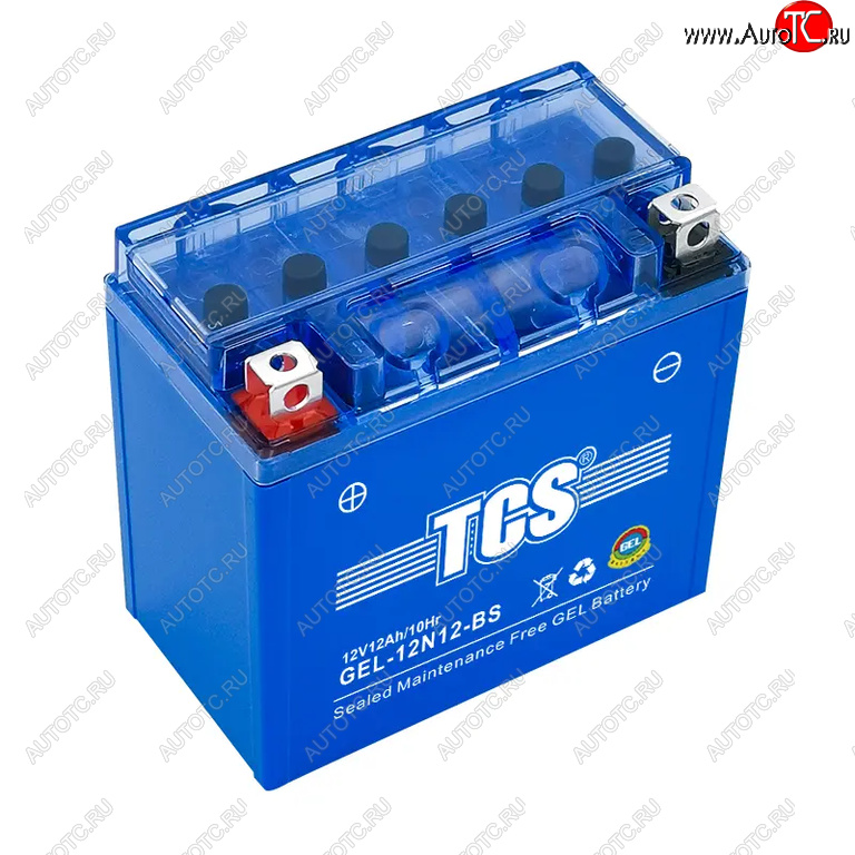 3 369 р. Аккумулятор TCS GEL 12Ач TCS 6ст12 12n12-bs  с доставкой в г. Кемерово